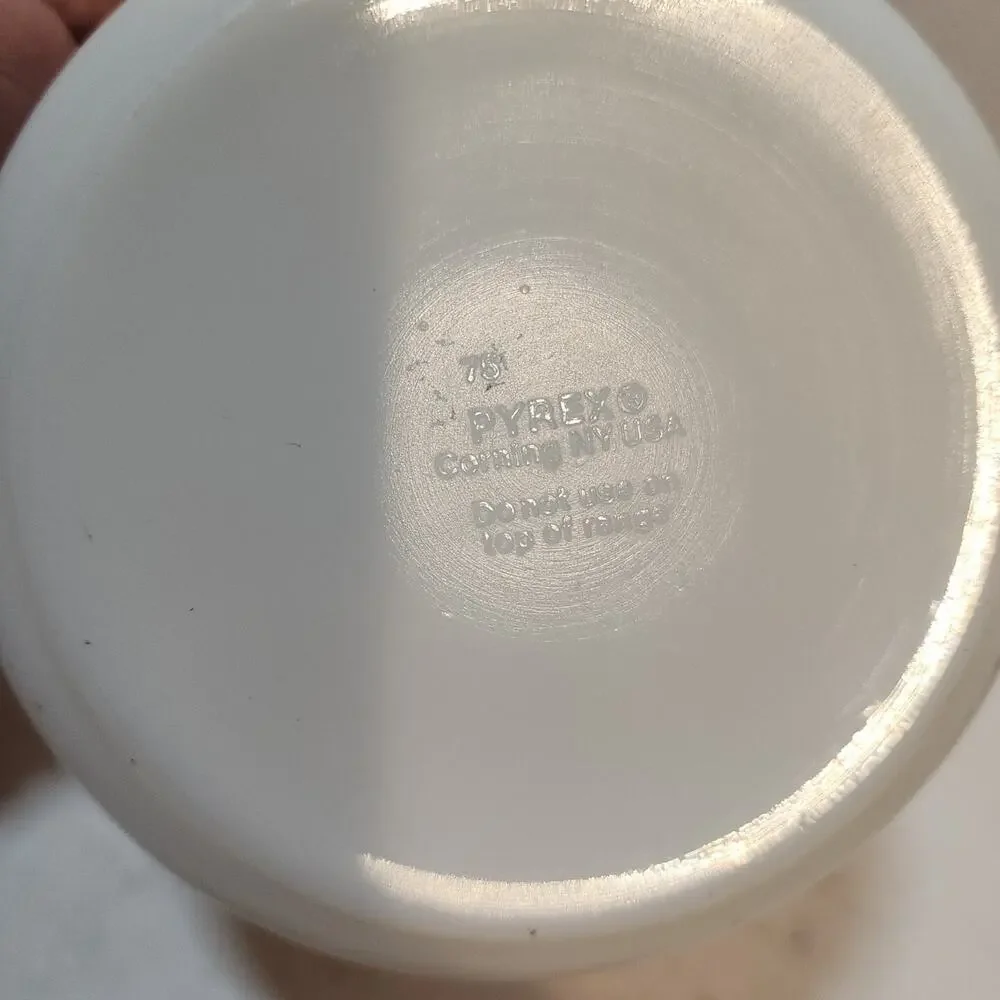 Pyrex glass butter